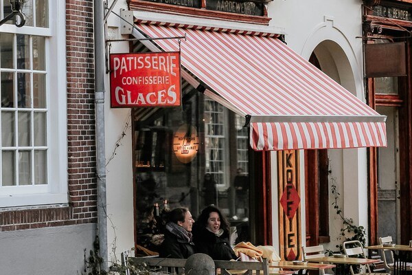 Diner voor twee in de binnenstad van Delft
